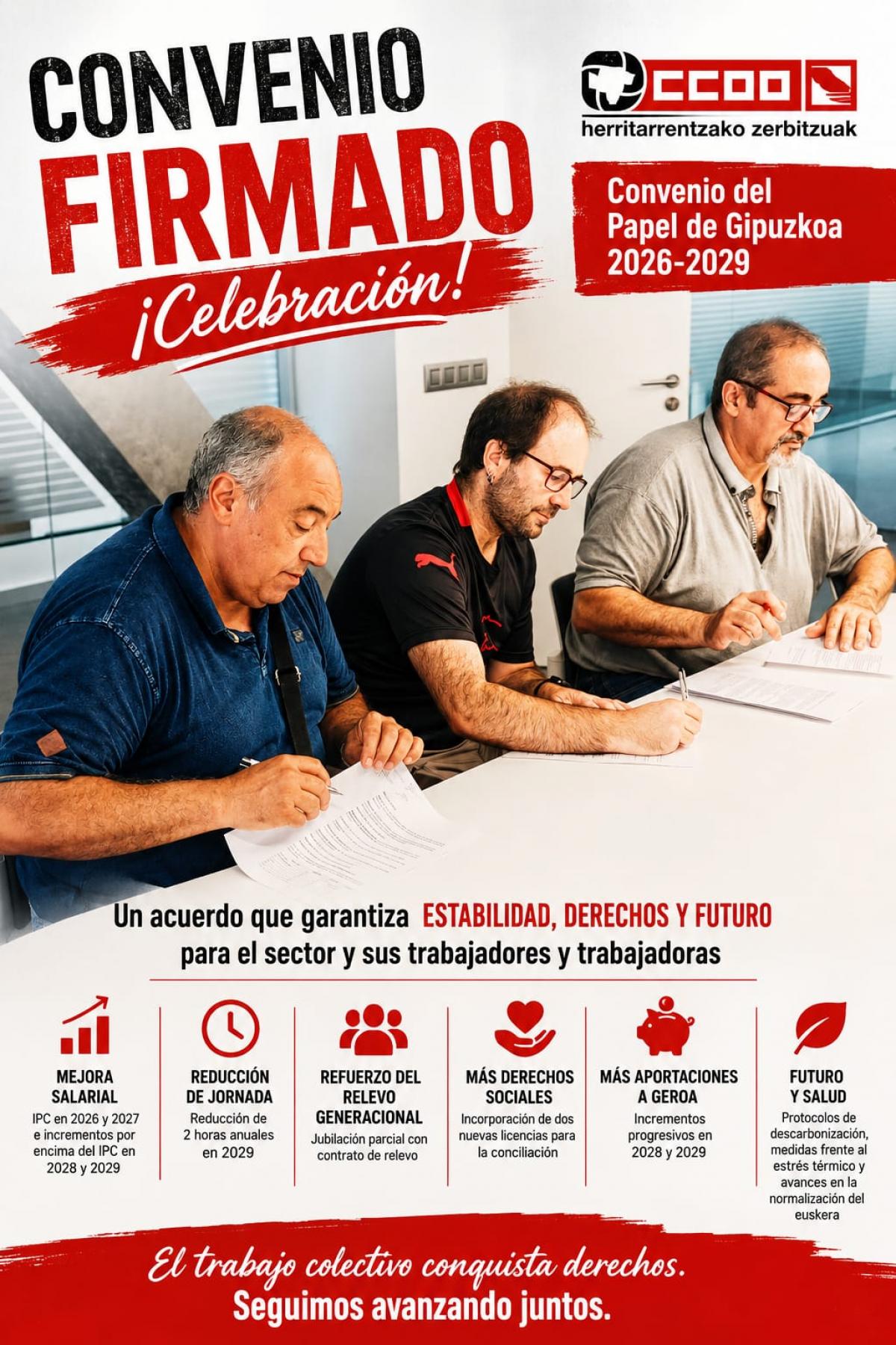 Firma del convenio