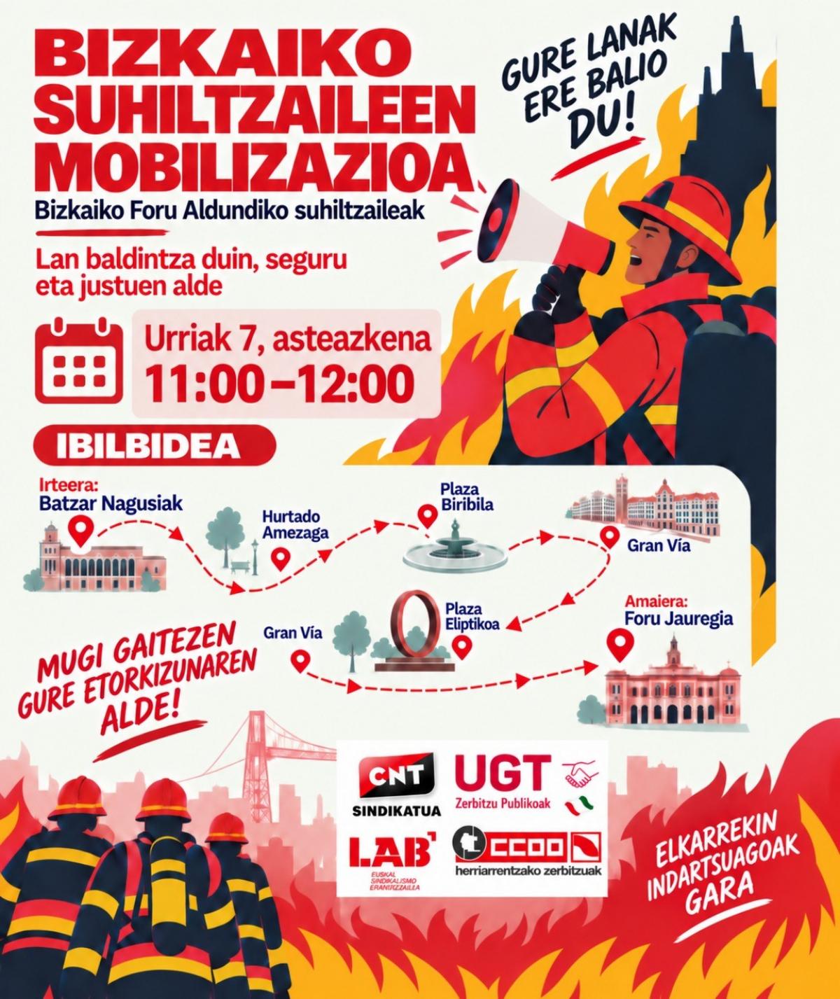Cartel proxima movilización