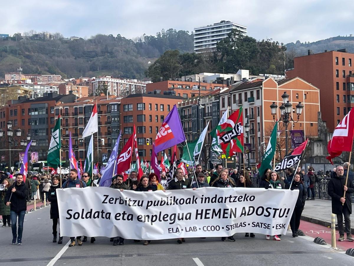 Manifestacin del 19D en Bilbao.